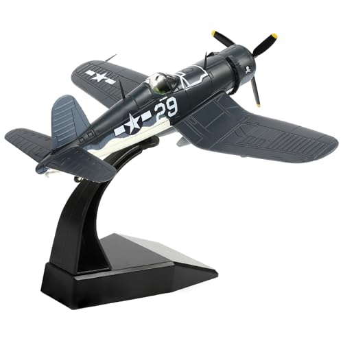 NUOTIE 1/72 F-4U Corsair USA Fighter Model World War II Vintage Warplane Metal Diecast Aircraft Military Display Airplane for Display Collection or Gift