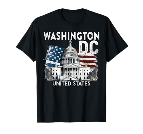 Washington DC Capitol Hill USA Souvenirs Regalos Hombres Mujeres Niños Camiseta