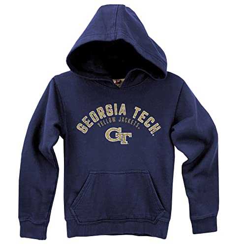 Wes and Willy NCAA Kids Fleece Hoodie Georgia Tech Yellow Jackets L Midnight