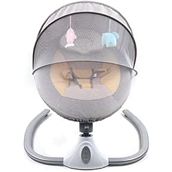 Hamaquita Bebé Electrica Mecedora Bebe electrica con 12 música,Balanceo Automatico para 1-12 Meses bebés Menos 12 kg