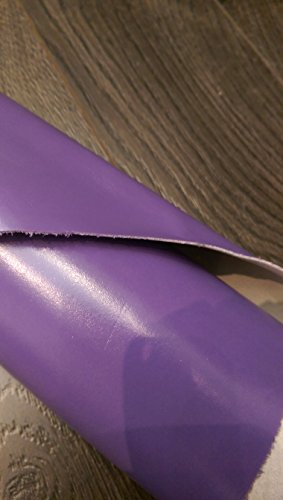 Nat Leathers Purple Smooth Calf Finish Semi Shiny Handbag Strap Seating Upholstery Shoe 19-22 Square Feet Sq.ft. Cowhide Genuine Leather Hide Skin (19-22 Sq.ft) #TOP1