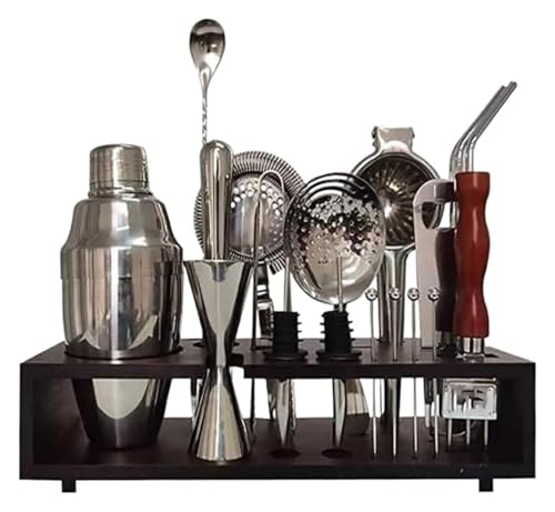 Set Coctelera Kit Bartender Acero Inoxidable Plata miniatura 1