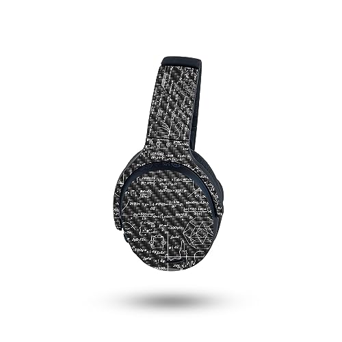 Image of MightySkins Carbon Fiber Skin Compatible with Skullcandy Crusher ANC 2 - Mathematical | Protective, Durable Textured Carbon Fiber Finish | Easy to Apply