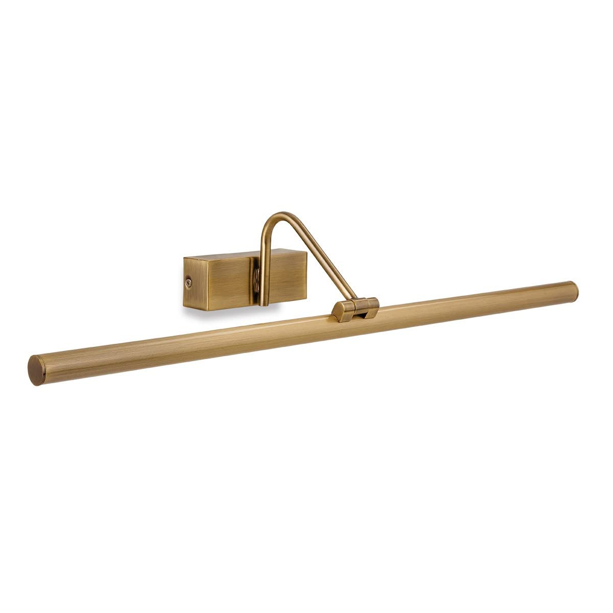 Netlighting Antique Brass LED 1-Light Picture Wall Light - 60cm with Dimmer