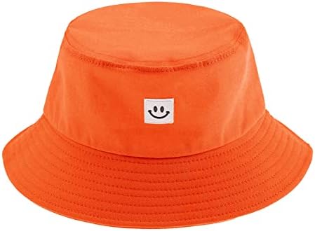 Versear Bucket Hat Foldable Cotton Sun Beach Cap Reversible Lightweight Summer Fisherman Hat for Men Women Outdoor Fishing Hiking Traveling Vocation 22.0-22.8in