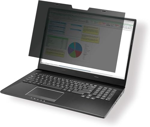 Durable filtr ochrony wzroku magnetyczny do ekranów 14,0", z torbą i ściereczką do czyszczenia, antracytowy, 514457