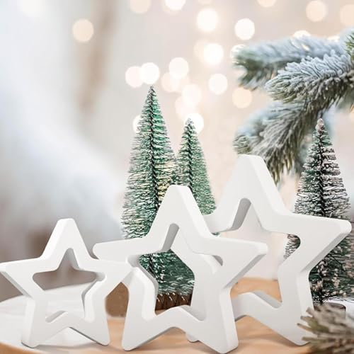 3 Stück/set Silikonformen Gießformen Weihnachten,Silikonform Weihnachten Stern, Silikon Gießform Kerzenform Weihnachten, Sterne Giessformen Silikon Gipsformen Zum Gießen