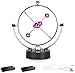 RENFEIYUAN Sistema planetario de Juguete de Movimiento perpetuo electrónico USB Dualusa rotación Bolas físicas de Juguete de Juguete Decoración de la decoración Bolas de Newton