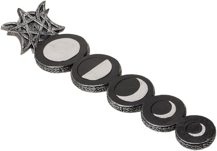 Pacific Giftware Mystic Moon Incense Burner, 11.33 Inches Length, Decorative Incense Holder