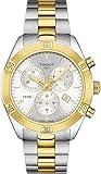 tissot 1853 automatic damenuhr Zifferblatt: silber Tissot Damen-Chronograph PR 100 Sport Chic Lady T101.917.22.031.00