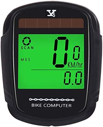 JGRZF Bike Computer Bicycle Wireless Speedometer and Odometer Waterproof Backlight with Digital LCD Display for Outdoor Cycling and Fitness Multi Function (Wireless Computer)