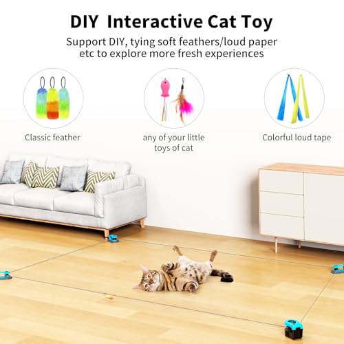 Interactive Cat Toys for Indoor Cats Chasing Running Hunt Instinct Exercise - Image 4