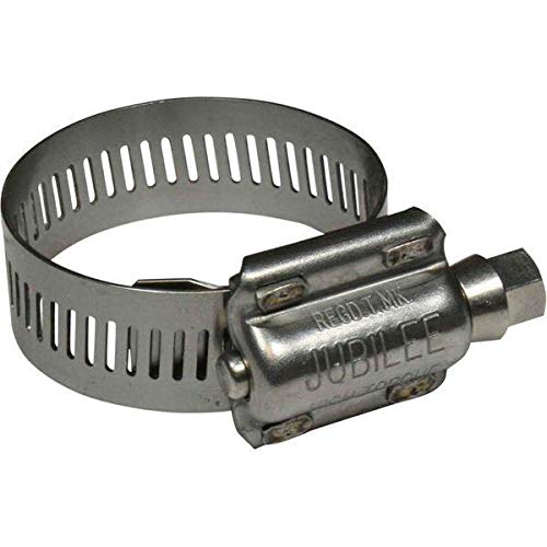 Jubilee Genuine Clips SS316 Stainless Steel High Torque Hose Clamp Marine Grade Diameter from 25-40mm (10pcs)