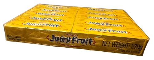Wrigleys Juicy Fruit Kaugummi - 20 Packungen - 20x 5 Streifen - 100 Stück