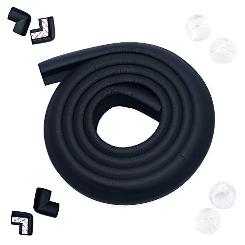LandJoy Protection Coin de Table Bebe,Souple Protege Coins pour Protection de Vieil Homme et Enfants,pour Tables et Coins de Meubles,8 Protecteurs D'Angle Transparents et L Protecteurs(2M) Cover