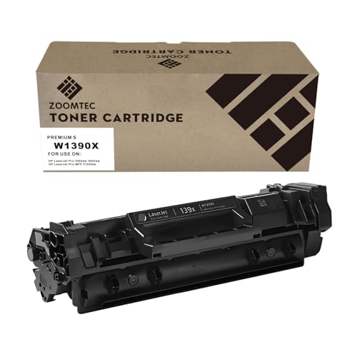 Toner W1390X 139X noir haute capacité pour des textes nets sur LaserJet Pro 3002
