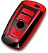 Intermerge for BMW Key Fob Cover, Soft TPU BMW Key Case Shell Pouch for BMW 1 3 4 5 6 7 Series and BMW X3 X4 M5 M6 GT3 GT5 Keyless Entry Key Cover_Blue