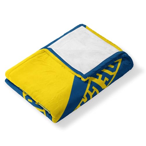 Northwest NCAA Delaware Fightin' Blue Hens Halftone Silk Touch Throw Blanket, Ultra Soft Plush Polyester, Lightweight Warm Decorative Fan Gift, 46 x 60 in by Northwest - Used condition - Image 4