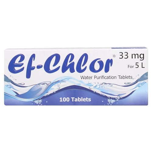 Ef-Chlor 33mg Water Purification Tablets - Pack of 100 | 1 Tablet Purifies 5 Liters of Water | Effective and Convenient Water Treatment Solution - Image 5