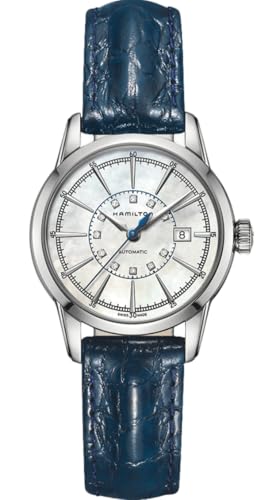 [HAMILTON] レディース 腕時計 ハミルトン レイルロード レディ オート H40405691 自動巻 5気圧防水 サファイアガラス ホワイトパール文字盤 ステンレススチール [並行輸入品]