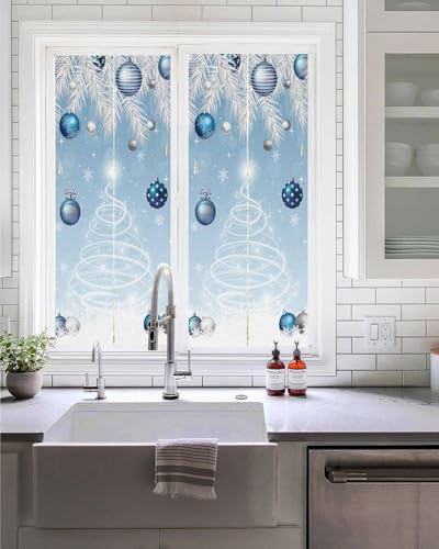 Film Decorativo para Ventana Azul 19.6"x39.3" PVC miniatura 2