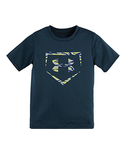 Under Armour Little Boys' Geo Stacked Block Short Sleeve