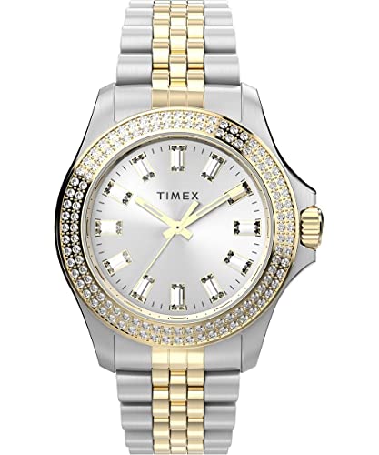 Montre Femme Timex TW2V80100 : Garde-temps analogique élégant avec boîtier en acier