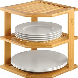 Bambüsi 3 Tier Bamboo Corner Shelf...