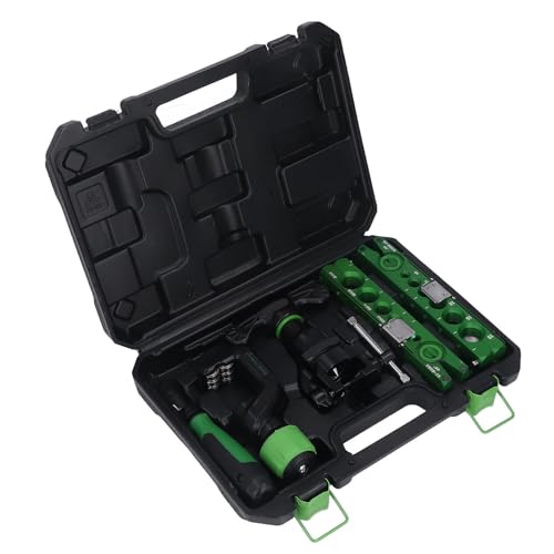 Qcwwy 45 Gradi Kit di Strumenti per Sfuggire del Tubo Eccentrico per Manutenzione del Tubo con Guardaroba in Alluminio e Bava per la Produzione di Fabbrica, Connessione Condutture