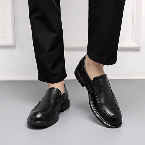 Men's Leather Oxford Shoes, Anti-Slip Lightweight Formal Business Wedding with Comfortable Breathable Design3