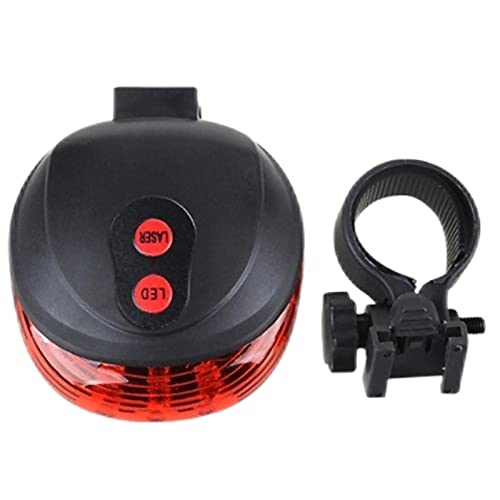 LEDバイクテールライト, 防水サイクリングリアライト, 2列の明るい赤のライン、超明るいバックテールライト、7つのライトモード、男性用、女性用、子供用、ロードマウンテンサイクリング