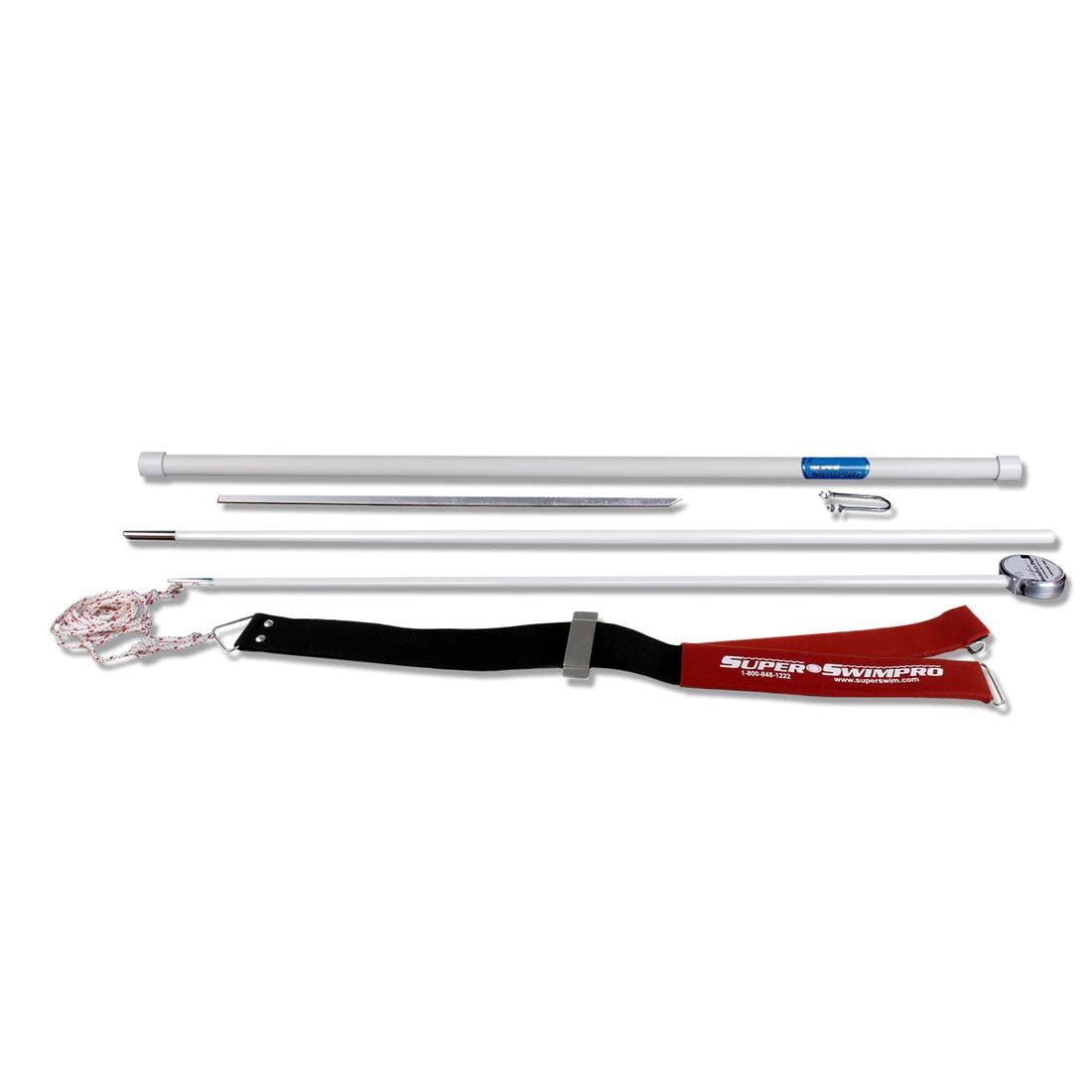 Super Swim Above Ground Stationary Swimming System, Swim Tether Belt, Pool Swim Training Belt System, Swim in Place Harness, Resistance Belt