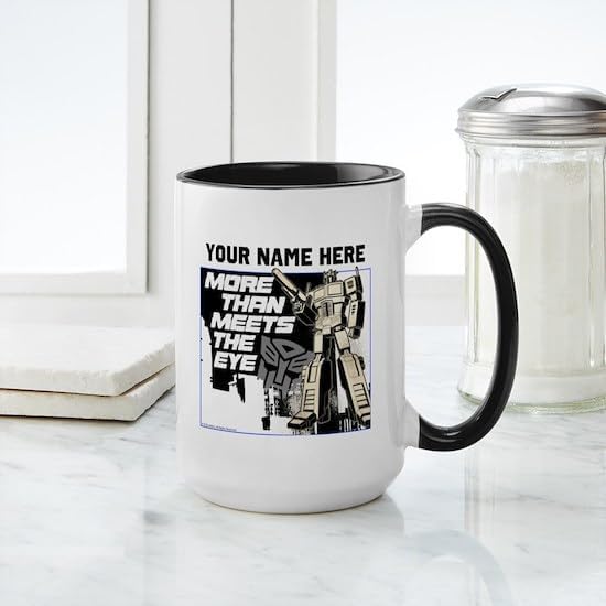 CafePress Custom Personalized More Than Meets The Eye Mugs 15 oz (444 ml) Ceramic Coffee Mug