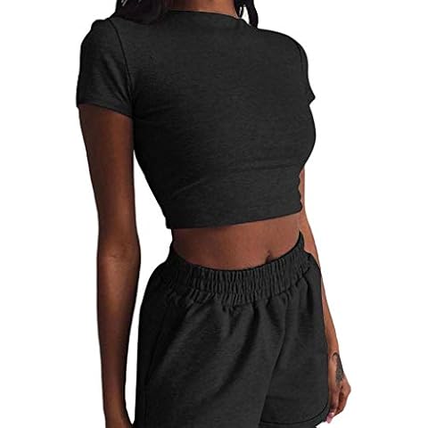Women Jogging Suit - Leisure Sports Suit Tracksuits High Waist Sportswear Suit Women Tights Shape Stretch Sports Suit Fitness Suit 2 Piece Set Black Cover