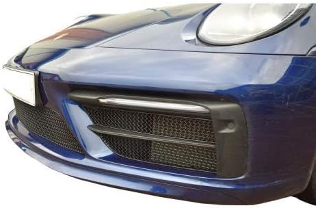 Zunsport Compatible With Porsche 992 Carrera (Sport Design Package) - Front Grill Set - Black Finish (2018 -)