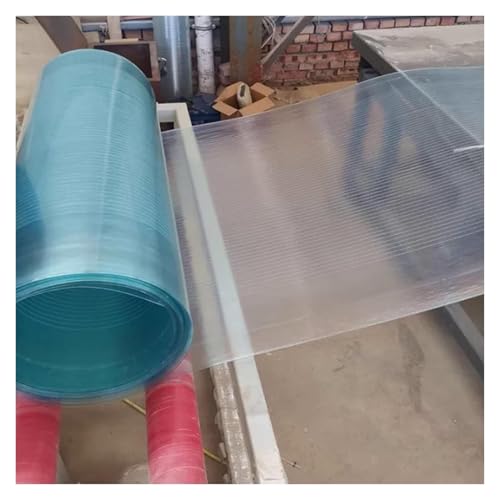 JIwqDY Placas de Policarbonato para Techos, 0,8mm Cubiertas de Techo Aislamiento a Prueba de Lluvia, para Jardín Al Aire Libre(1.5x3m)