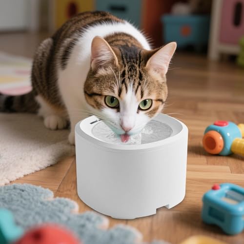 Fuente para gatos de 3L silenciosa con USB para interior y terraza 3
