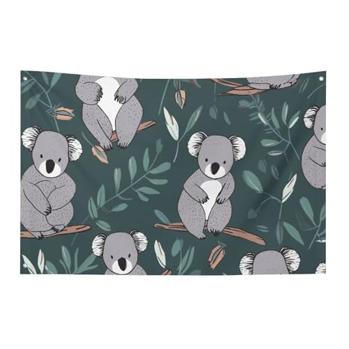 Drapeau de jardin koala décoratif intérieur extérieur saisonnier