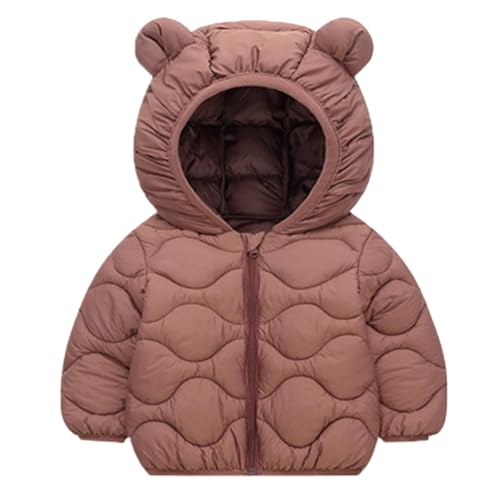 ベビー ダウンジャケット 冬 アウター 男の子 女の子 保温 防寒 防風 ダウンコート キッズ 暖かい 中綿ジャケット フード付き アウトドア 赤ちゃん 上着 子ども あったか 防寒着 厚手 冬服 小学生 通学 お出かけ 雪遊び(コーヒー,90)
