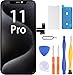 LL TRADER Screen Replacement for iPhone 11 Pro 5.8" LCD Retina FHD Display COF Touch Screen Digitiser with Repair Tool Kits, Waterproof Tape and Screen Protoctor 03