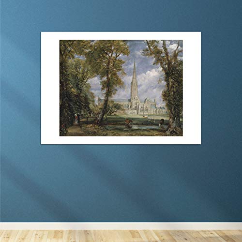 Impression d'art encadrée haut de gamme avec finition mate pour l'œuvre de John Constable - 4