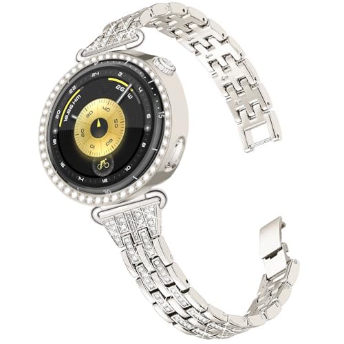 Bracelet Huawei Watch GT4 41mm chic en strass pour illuminer vos soirées