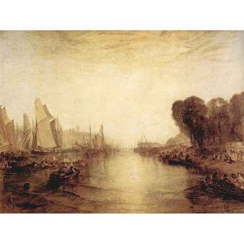 Toile roulée Turner East Cowes Castle grand format affiche décoration murale art