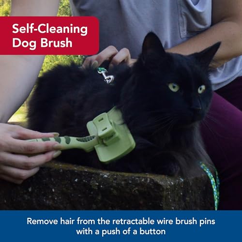 Coastal Pet Safari - Cat Self-Cleaning Slicker Brush - Cat Grooming Supplies - Image 4