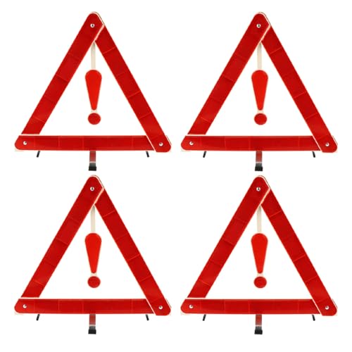 Kit de 4 Triángulos de Seguridad para Auto Cabilock