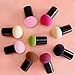 5 Pack Round Head Small Mushroom Puff Beauty Makeup Tool Sponge Puff Wet and Dry Air Cushion BB Cream Foundation Flutter