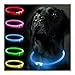 Hund und günstig Kaufen-Leuchthalsband Hund, Hundehalsband Leuchtend Aufladbar, LED Halsband für Hunde Leuchtband Hund Einstellbare Größe Hunde Leuchthalsband,Lichtmodi Sicherheit für Ihren Hund in der Nacht(Blau)