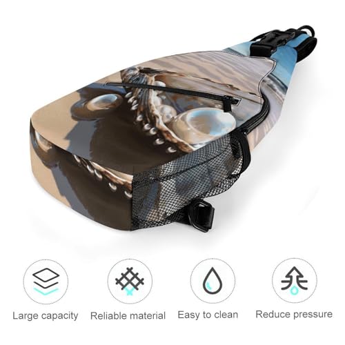 Bolso cruzado Ocean Beach Mussel para senderismo miniatura 5
