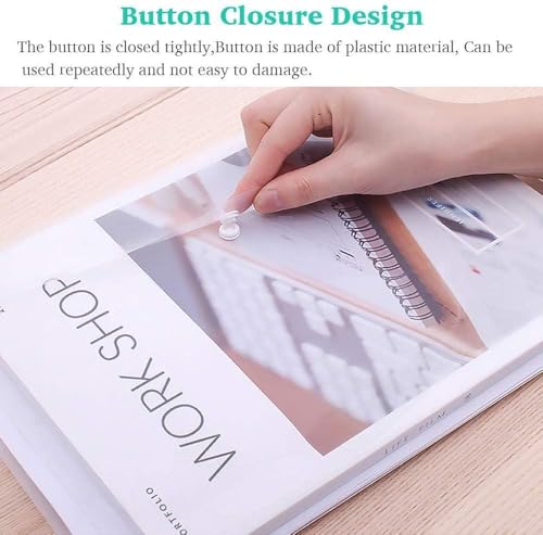 Image of Shuban A5 Small Document File Folder | Plastic Envelope Files | Waterproof Expanding File Folder for Office, School, Bills, Receipts, Certificates & Travel Documents(5Pcs-Mix Color)