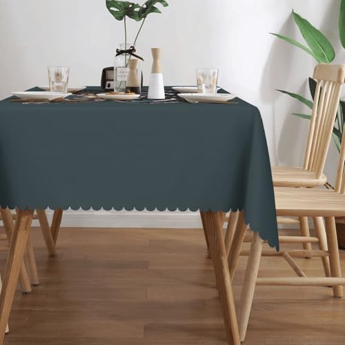 Nappe rectangulaire imprimé mites lavable pour protéger table de repas, buffets et pique-nique - 4